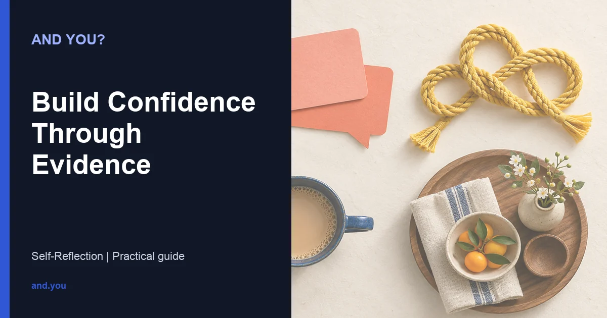 Editorial cover for Build Confidence Through Evidence