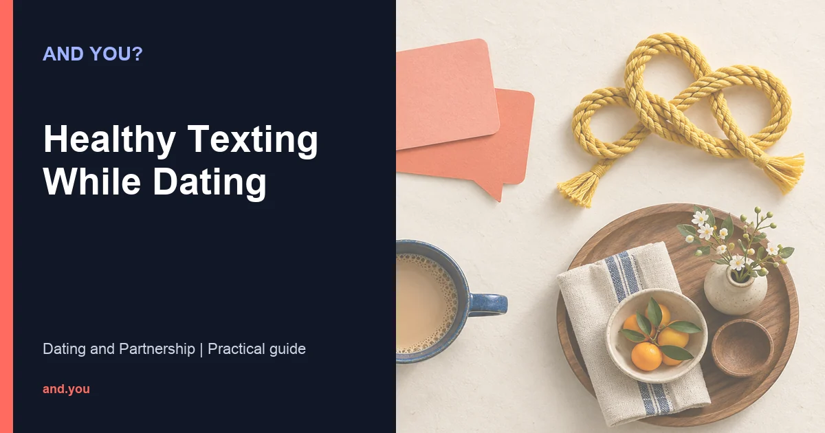 Editorial cover for Healthy Texting While Dating