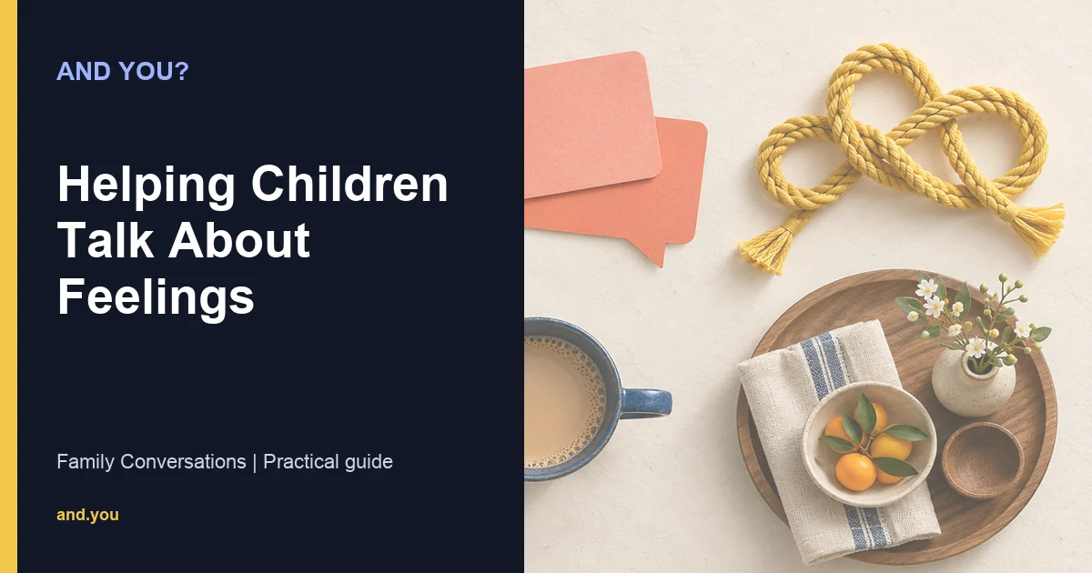 Editorial cover for Helping Children Talk About Feelings